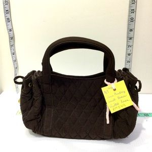 Vera Bradley Small Brown Quilted Purse